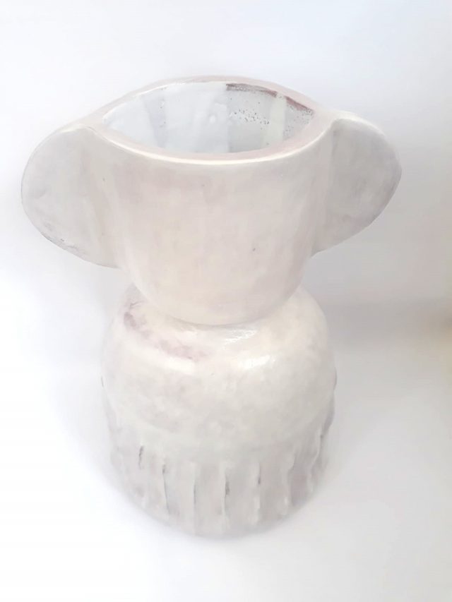 White Greek Inspired Vase